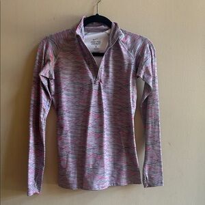 Nike Women's Pink and Gray Top